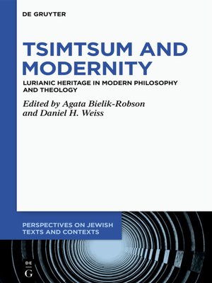 cover image of Tsimtsum and Modernity